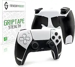 SensoryBoost Grip Tape Set für PS5 DualSense Controller, Anti-Rutsch Aufkleber, 