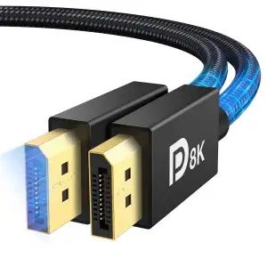 IVANKY 8K DisplayPort Kabel 1.4 2M [VESA-Zertifiziert], 8K@60Hz, 4K@165Hz, 2K@24