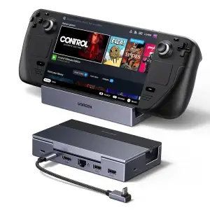 UGREEN Steam Deck Dock mit HDMI 4K@120Hz, Verstellbares Docking Station mit 5Gbp