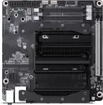 MINISFORUM BD895i SE Mini ITX NAS Motherboard mit AMD Ryzen 9 8945HX, 16 Kerne/32 Threads, PCIe 5.0, Dual PCIe 4.0 M.2, Dual DDR5 Slot Max to 96GB, 8K Triple Output (HDMI/DP/USB-C), RJ45 2.5G, USB 3.2