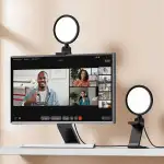 Ringlicht Laptop 5" Videokonferenz Licht,LitONES Premium Streaming-Licht mit 5 Lichtfarben+10 Hel...