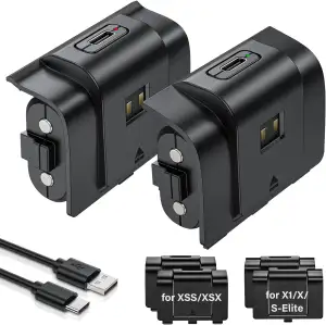 ZRZLMVP Xbox-Controller-Akku-für-Xbox-One/One S/One X/One Elite/Xbox Series X|S 