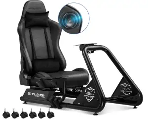 GTPLAYER Simulator Cockpit, SIM Racing Cockpit, rennsimulator lenkradständer mit