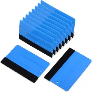 Ehdis 10 Stück Rakel Set, 5inch, Karte Filzrakel für professionelles Folierung v