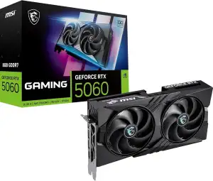MSI GeForce RTX 5060 8G Gaming OC - 8GB GDDR7 (28Gbps/128-bit), PCIe 5, Boost: 2