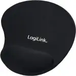 LogiLink ID0027 - Mauspad mit Silikon Gel Handauflage, schwarz