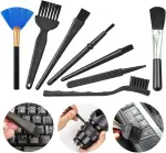 Pinsel PC Reinigung 8pcs Tastatur Reinigungsset Laptop Reinigungsset Antistatische ESD Bürste PC Reinigungsset Nylon für Tastatur Laptop PC Motherboards Leiterplatte Reinigungsbürste Set
