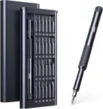 JOREST 25 in 1 Feinmechaniker Schraubendreher Set, Pocket Tragbares Mini Werkzeug mit Torx T5, Reparatur Kit für Macbook, Laptop, PS4, PS5, iphone, Brille, Uhren, Switch,Xbox, Bike, Toy usw