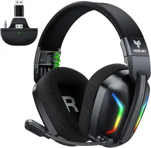 WESEARY WG1 Wireless Gaming Headset für Xbox Series X/S, Xbox One, PC, PS5, PS4,
