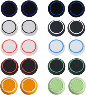 20 Stück Joystick Kappen PS5 Controller Sticks Grips,Silikon Thumbsticks Grips C