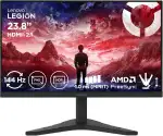 Lenovo Legion R24s | 24" Full HD Gaming Monitor | 1920x1080 | 16:9 | 144Hz | 1ms Reaktionszeit | HDMI | DisplayPort | IPS-Panel | Standfuß | Entspiegelt | TÜV Augenschutz | schwarz | 3.5. kg