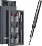 Feinmechaniker Werkzeug Set, Mini Schraubendreher Set mit S2 Lang Bits, Präzisions Schraubendreher Set Reparatur Werkzeug Kit mit Torx T5 T6 T8 T9 für Handy, Brillen, Uhren, Laptop, PS4, Xbox, PC