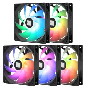TR TL-C12C-S X5 CPU Air Fan 120mm ARGB Gehäuselüfter, leiser PWM-Computerlüfter mit S-FDB-Lager, ...