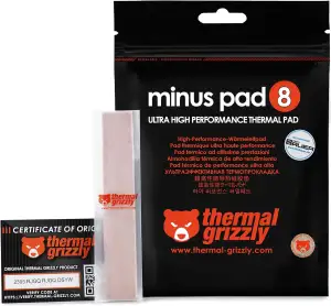 Thermal Grizzly - Minus Pad 8 (120x20x1,5mm) - elektrisch Nicht leitendes Wärmeleitpad, hohe Wärm...
