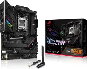 ASUS ROG Strix B650E-F Gaming WiFi Mainboard Sockel AMD AM5 (Ryzen 7000, ATX, DD