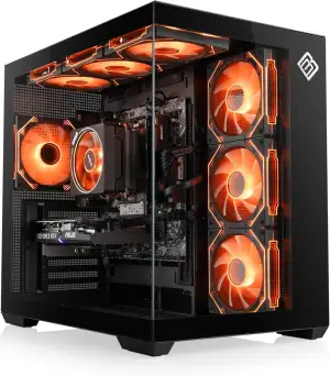 Gaming PC mit Windows 11 Home | AMD Ryzen 7 5700X 8X 3.4 GHz | RX 9060 XT (16 GB