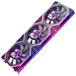 upHere UA02 120mm PC Lüfter ARGB Infinity Mirror,Daisy-Chain Design,800–1800RPM,Leise Hydraulikla...