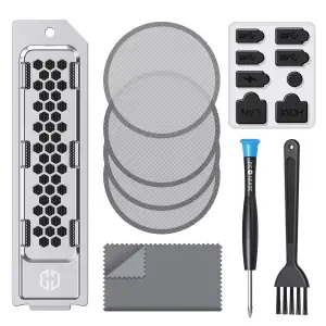 GRAUGEAR hochwertiges Staubfilter-Set für PS5, PS5 Slim und Pro Inklusive Siliko