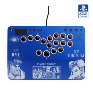 Turtle Beach Victrix Pro KO Leverless Fight Stick Controller - Street Fighter II: Champion Edition, offiziell von Capcom und PlayStation lizenziert für PS5 und PC, für Esports-Gaming