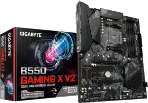 GIGABYTE B550 Gaming X V2 Mainboard – AMD Ryzen 5000 CPUs, 10+3 Phasen VRM, bis 