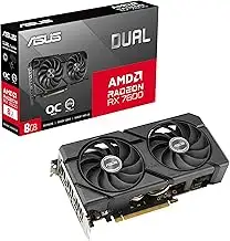 ASUS Dual Radeon RX 7600 EVO OC Edition 8GB GDDR6 Gaming Grafikkarte (AMD Radeon