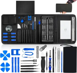 Computer Werkzeugset,Laptop schraubenzieher,91 Pc feinmechaniker schraubendreherset mit Spudger-P...