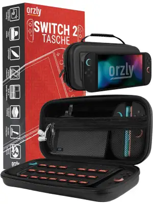 Orzly Tragetasche für die Nintendo Switch 2 (2025) Konsole, 7,9 Zoll Bildschirms