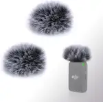 YOUSHARES Mikrofon Windschutz für DJI Mic, 2 PCS Fell Wind Muff Pop Filter kompatibel mit DJI Mic, Professionelle Außen Windfilter Schallschutz (2 Stück)