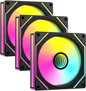 PC-Luftlüfter 120mm ARGB Gehäusekühlerlüfter, PWM Silent Computer Lüfter mit S-F