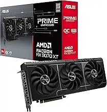 ASUS Prime Radeon RX 9070 XT OC Edition 16GB GDDR6 Gaming Grafikkarte (AMD Radeo