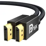 IVANKY 80Gbps 16K DisplayPort Kabel 2.1 2M, 16K@60Hz, 8K@240Hz, 4K@540Hz/480Hz/240Hz, Ultra High ...