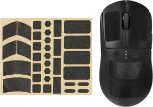 kwmobile Gaming Maus Grip Tape für Universal Wireless Mouse Mouse Grip - Rutschf