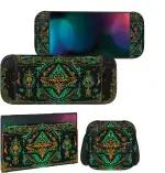 PlayVital Komplettschutz Folien-Set für Nintendo Switch 2 Konsole & Joy Con, Individuell gestaltete Vinyl-Aufkleber Zubehör für Nintendo Switch 2, Dock und Handgriffe – Totem of Kingdom