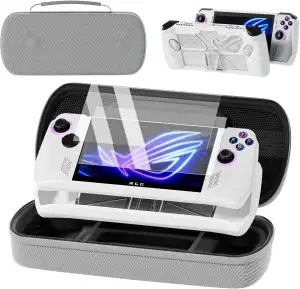 QUAGGY Tasche für ROG Ally 2023 Portable Hard Case Carrying for Gaming Handheld,