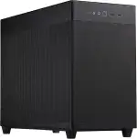ASUS Prime AP201 MicroATX Gehäuse schwarz (33 Liter, unterstützt 280- & 360-mm-Kühler, Grafikkarten bis 338 mm Länge und Standard-ATX-Netzteile)